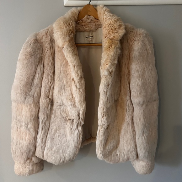 Vintage Genuine Rabbit Fur Coat - Picture 2 of 6
